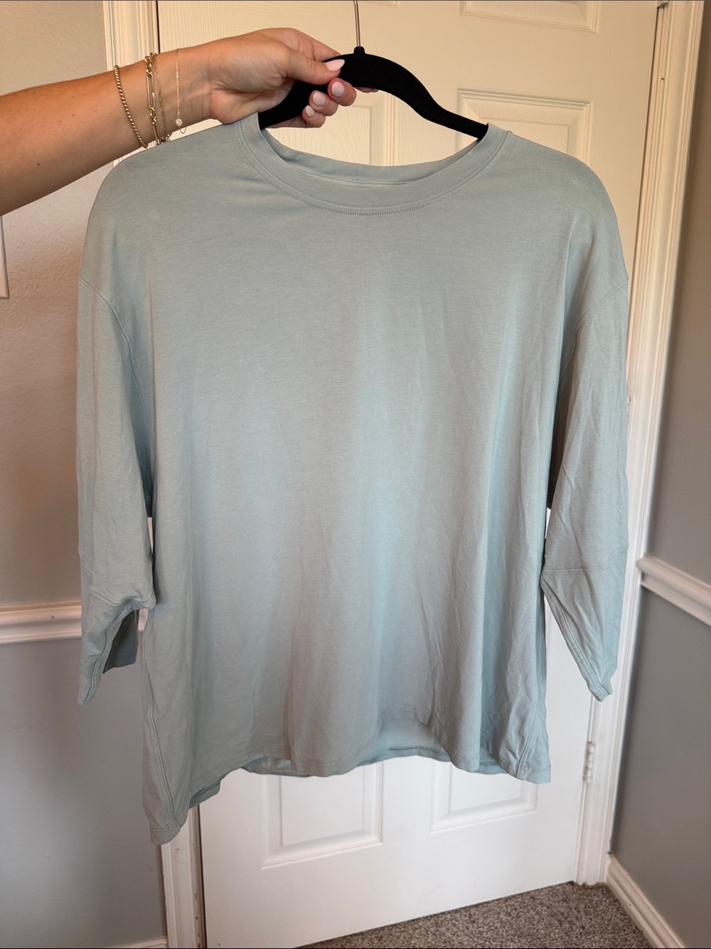 Lululemon Sage Green Oversized Tee